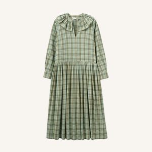 ⭐️SOLD⭐️ toast uk british designer brushed cotton check plaid dress